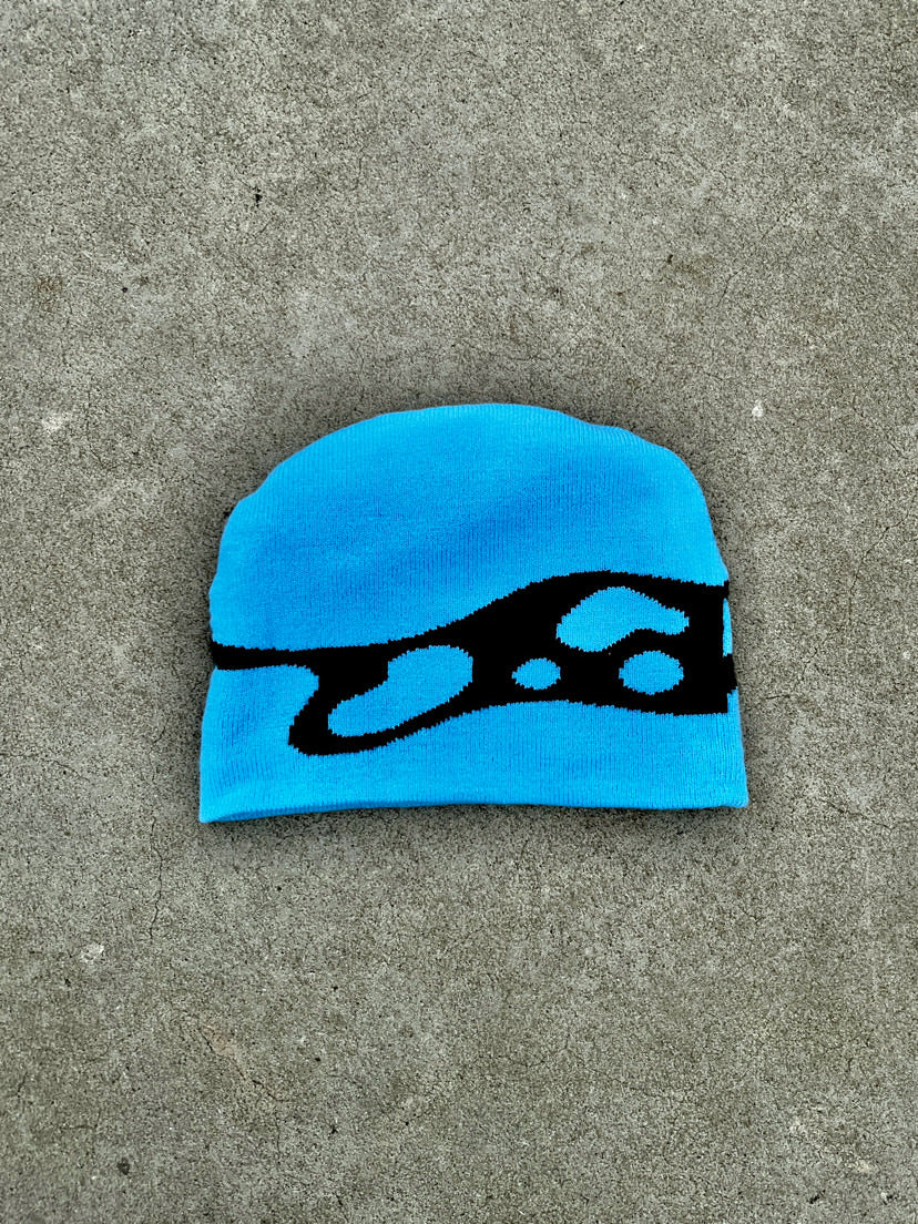 Azure Shock Reversible Beanie
