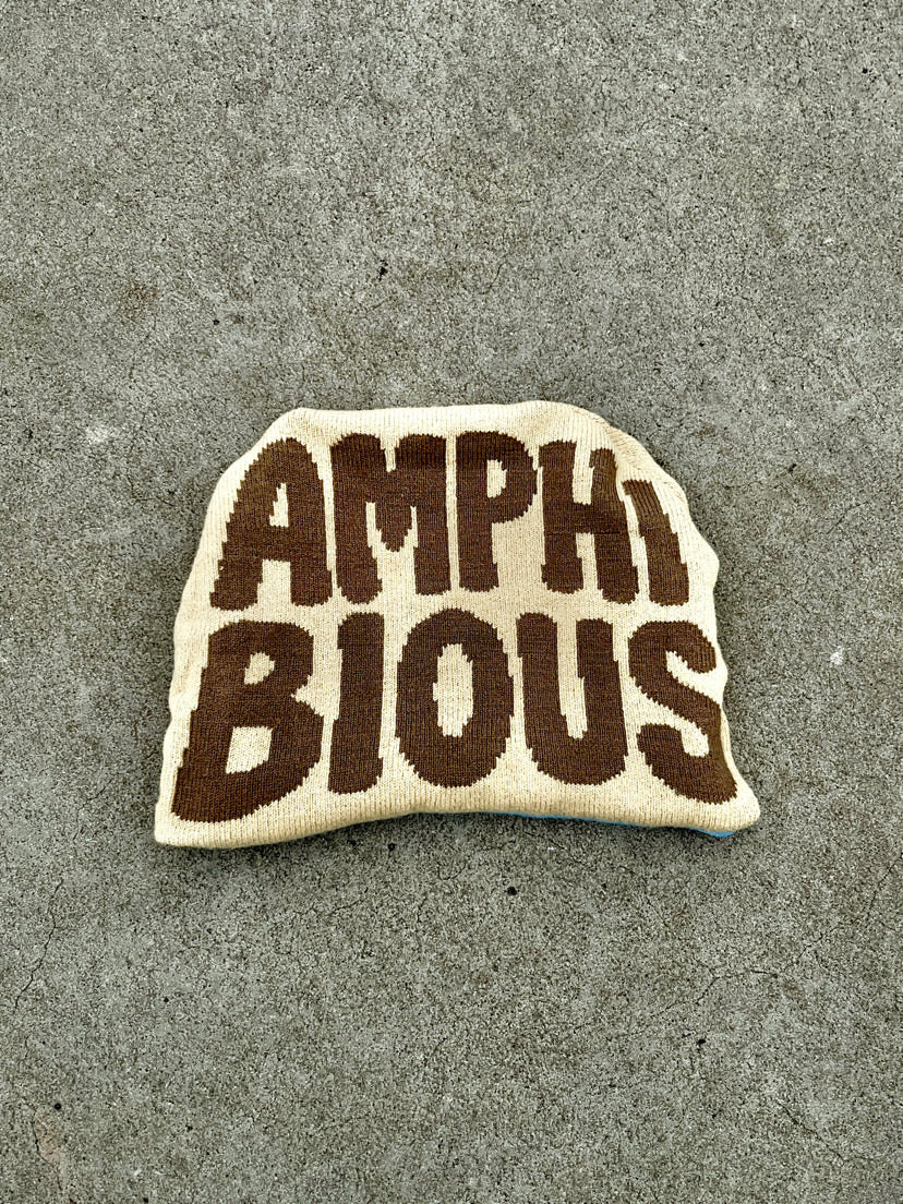 Azure Shock Reversible Beanie